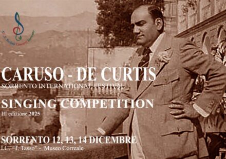 Sorrento celebra Caruso e De Curtis: torna il “Sorrento International Singing Festival – Competition”