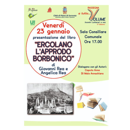 Piano di Sorrento, gli studenti dialogano con la storia. In Sala Consiliare la presentazione del libro “Ercolano. L’approdo borbonico”