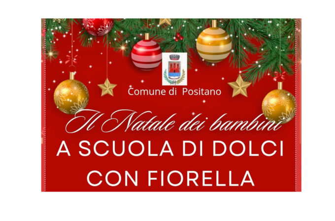 Positano, il Natale diventa dolce: laboratorio di pasticceria per bambini con Fiorella