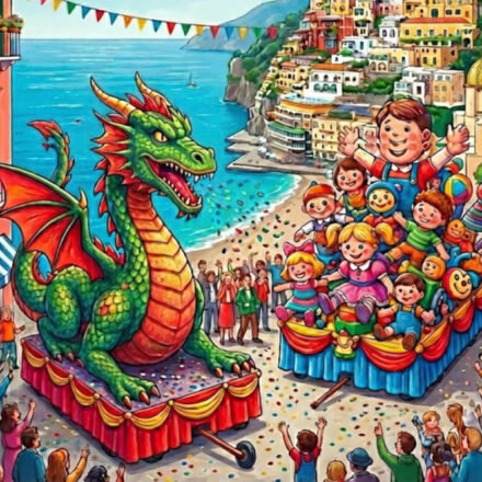 Sabato 21 febbraio il Carnevale di Positano tra colori, musica e magia. Possibili rallentamenti alla circolazione veicolare