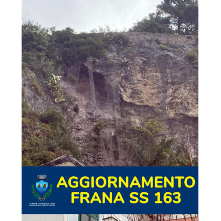 Frana sulla SS163 a Vietri sul Mare: sopralluoghi e rilievi in corso – VIDEO