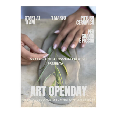 A Piano di Sorrento pittura e ceramica per grandi e piccoli, Open Day il 1° marzo