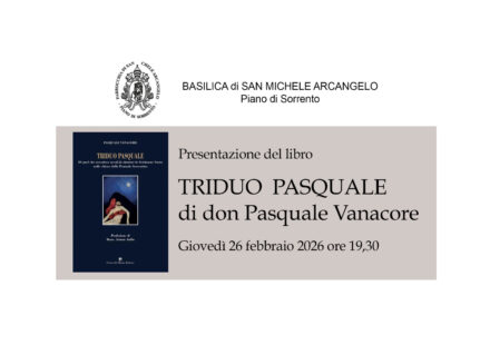 A Piano di Sorrento la presentazione del libro “Triduo Pasquale” di don Pasquale Vanacore
