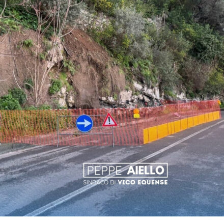 Vico Equense, riaperta la ex SS 145: viabilità ripristinata con senso unico alternato