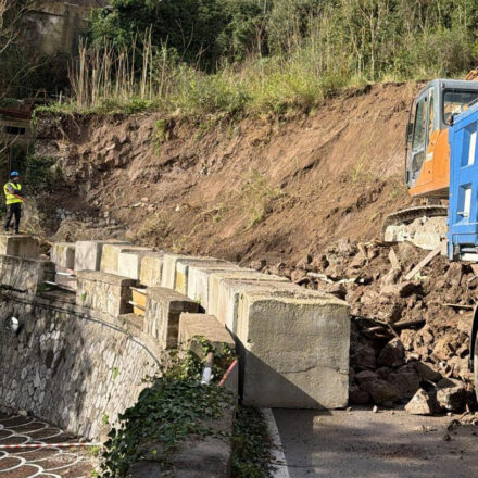 Smottamento in zona Fuenti, il sindaco di Vietri sul Mare Giovanni De Simone aggiorna sulla viabilità