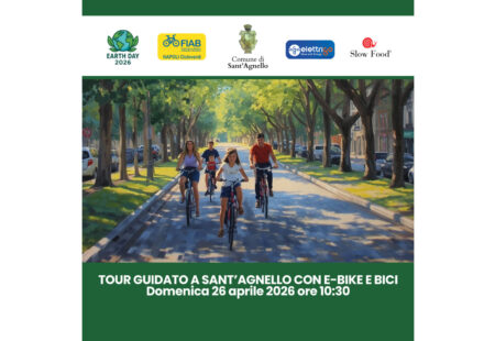 A Sant’Agnello tour guidato con e-bike e bici per promuovere la mobilità eco sostenibile e riscoprire il territorio