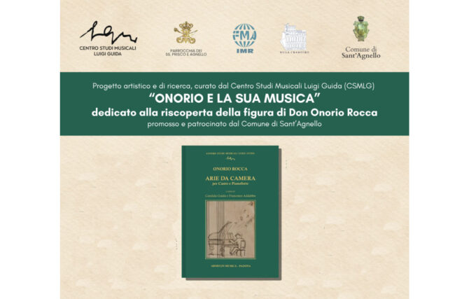 A Sant’Agnello la presentazione del libro “Arie da camera per Canto e Pianoforte”
