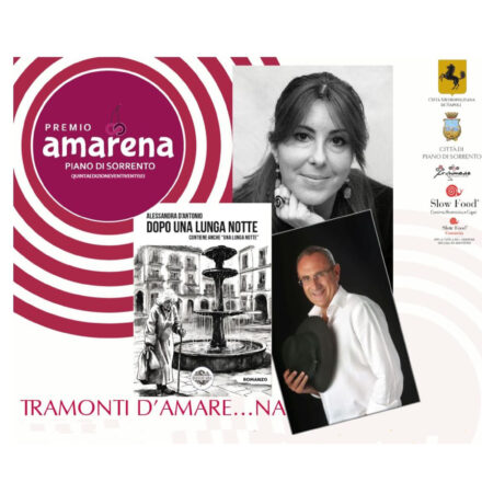 Piano di Sorrento, questa sera al Premio Amarena il noir di Alessandra D’Antonio incontra il teatro di Gino Rivieccio
