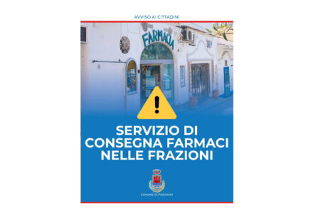 Positano, prosegue il servizio di consegna farmaci nelle frazioni interessate dai disagi alla viabilità
