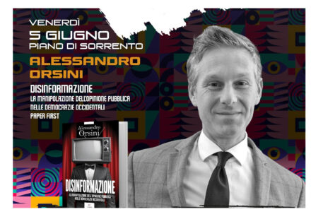 Alessandro Orsini a Piano di Sorrento: il Festival del Giornalismo accende il dibattito sulla disinformazione