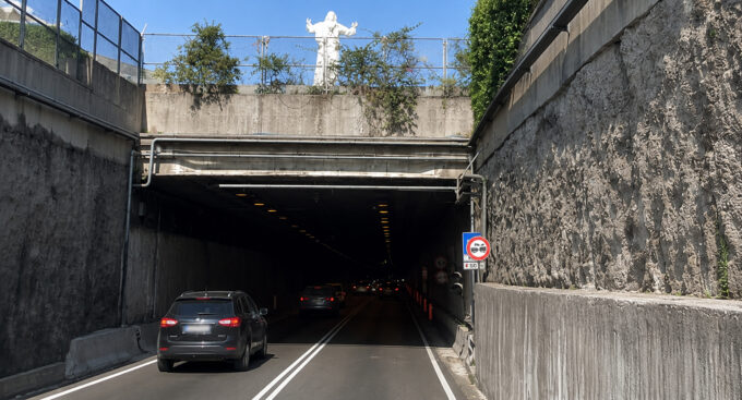 SS 145 Sorrentina, posticipata la chiusura notturna della galleria “Varano” necessaria per i lavori di consolidamento della controsoffittatura