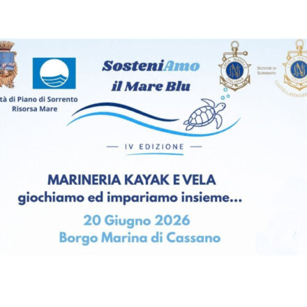 Piano di Sorrento: marineria, kayak e vela. Una giornata per scoprire il mare e imparare a rispettarlo