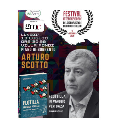 Piano di Sorrento, incontro con il giornalista e scrittore Arturo Scotto e presentazione del volume “Flottilla – In viaggio per Gaza”