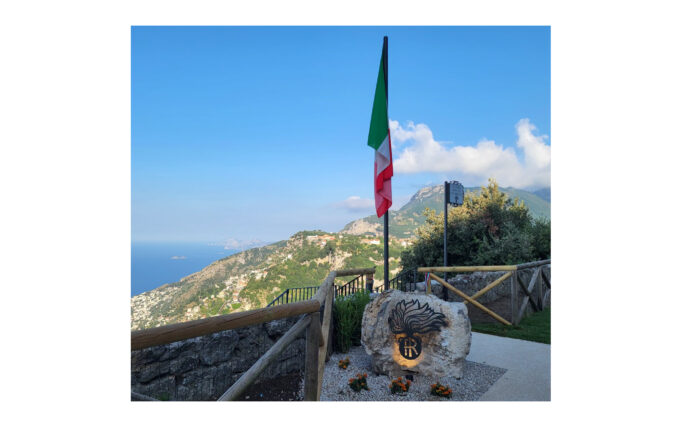 Agerola, il belvedere della Colonia Montana intitolato all’Arma dei Carabinieri