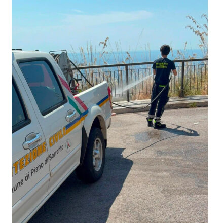 Piano di Sorrento, Protezione Civile in prima linea contro gli incendi: controlli quotidiani e prevenzione costante