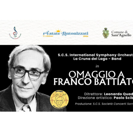 Questa sera a Sant’Agnello l’omaggio a Franco Battiato