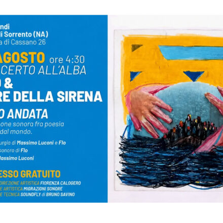 Piano di Sorrento, a Villa Fondi “Solo Andata”, concerto all’alba con Flo & Korè della Sirena