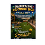 Meta, un nuovo campo di bocce per il Centro Sociale Anziani: inaugurazione il 28 agosto