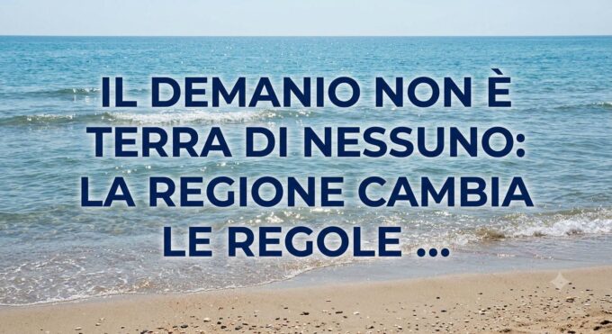 Nuove regole sul demanio marittimo, Rosario Lotito: «Ora i progetti vanno rivisti»