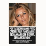 Giustizia per Giovanna Bifulco Accardi: per tre giorni hanno fatto credere alla famiglia che fosse in cura ma in realtà stava morendo