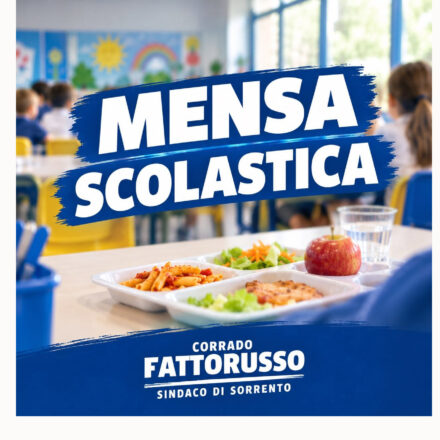 Sorrento, pubblicata la graduatoria provvisoria per la mensa scolastica. Il sindaco Fattorusso: «Contiamo di partire entro fine ottobre»