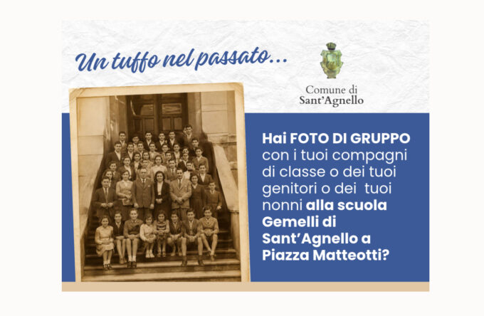 Sant’Agnello, inaugurazione Istituto Comprensivo Statale “Agostino Gemelli”: parte la raccolta di foto di gruppo tra le classi degli studenti di ieri